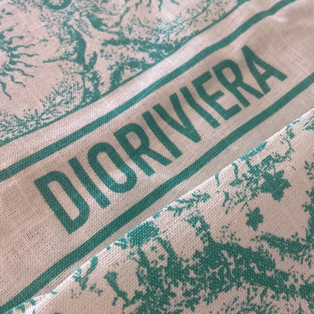 DIOR DIOR RIVIERA TOILE de JOUY SOLEIL TOTE ⭐️NEW - Picture 8 of 10